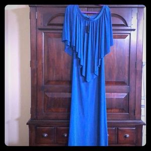 NWT Blue long Maxi Dress